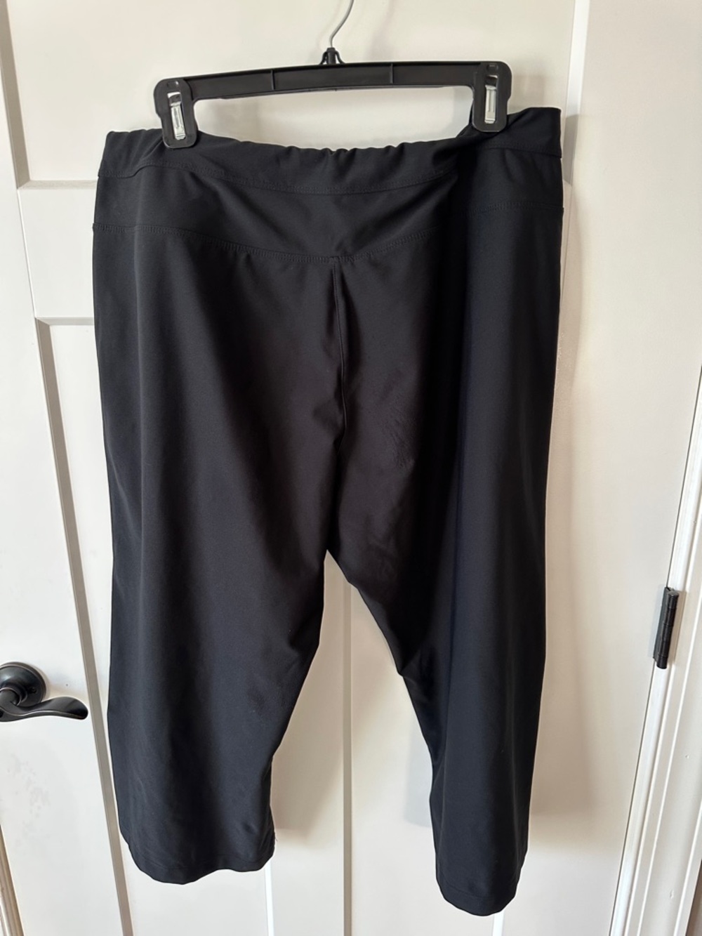 Lucy Black Active Capri with Orange Accent - Picture 3 of 3